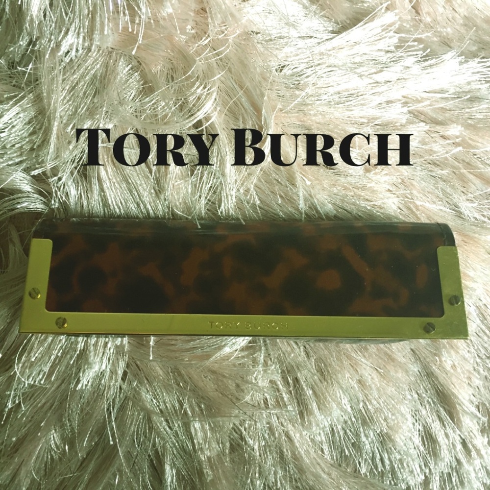 Small Tory Burch Leopard Print Sunglasses Case